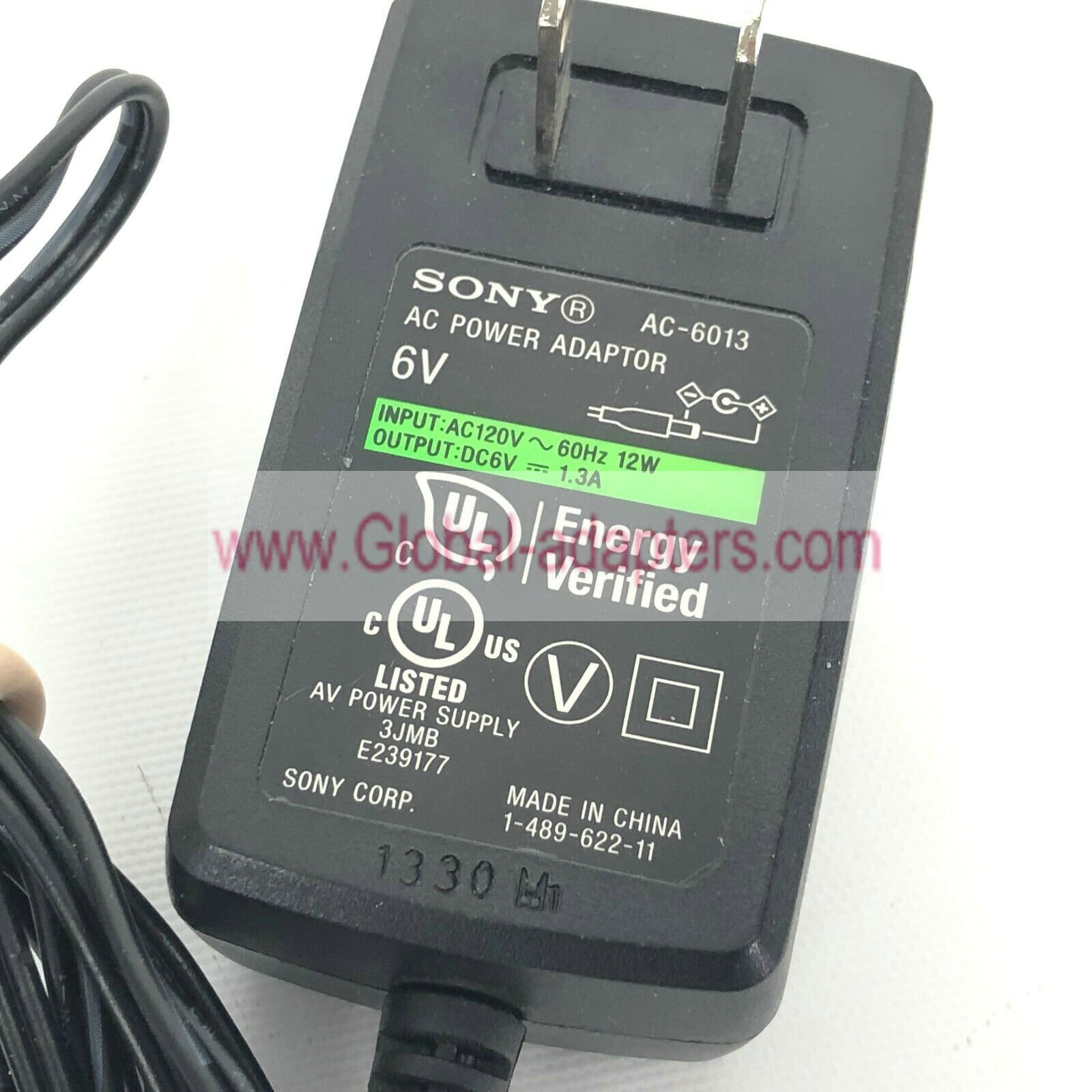 New SONY AC-6013 Power Adaptor AC120V DC6V 1.3A for sony RDP-M5iP RDP-M7ip